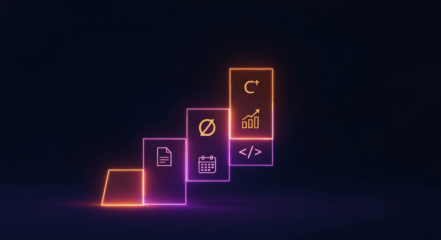 Five glowing geometric steps representing GEO optimisation strategies for AI citations